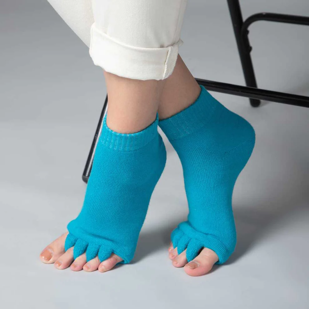 Blue Foot Alignment Socks