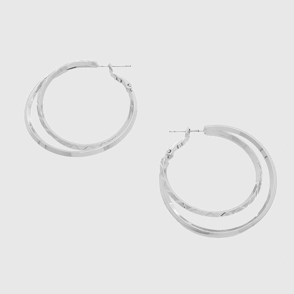 TWIN HOOPS